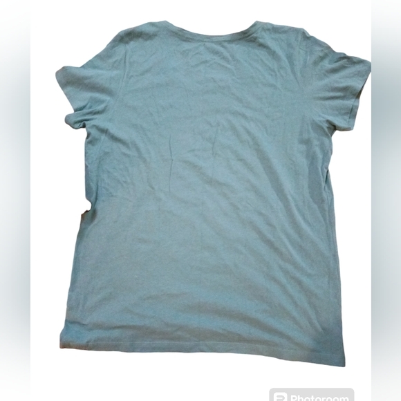 LIFE IS GOOD tee.  RARE FIND.  Womens.  Teal blue.  Size XL. - Picture 5 of 7